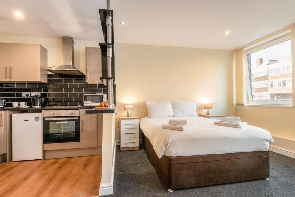 Modern & Bright Budget Studio In Central Doncaster Apartment Luaran gambar